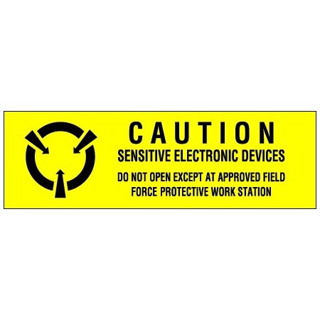 Bsc Preferred 5/8 x 2'' - ''Sensitive Electronic Devices'' Labels, Style 2, 500PK DL9040